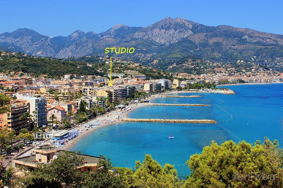 Ferienwohnung Les Caroubiers Roquebrune-Cap-Martin Exterior foto